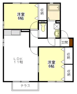ファミーユ【2階】の間取り