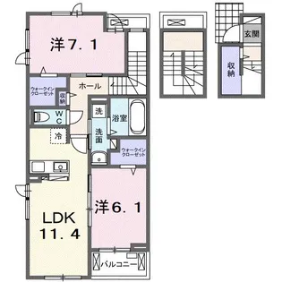 ルミナス【3階】の間取り