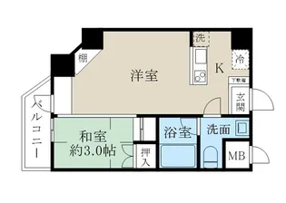 新潟芙蓉コモンズ【6階】の間取り
