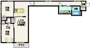 東京都江戸川区平井1【マンション】の間取り