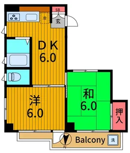 高橋マンション【3階】の間取り