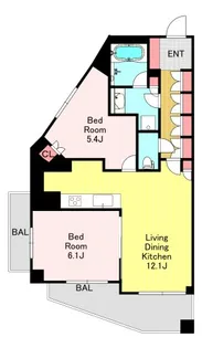 BRANZ 川口本町【4階】の間取り