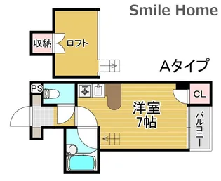 レガーレ玉出【1階】の間取り