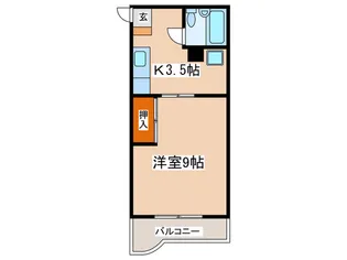 コーポナカネ【3階】の間取り
