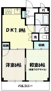 グリーンドエル唐木田【4階】の間取り