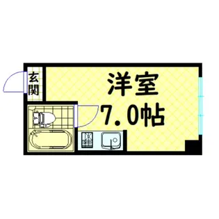 ラパンジール京町堀【2階】の間取り