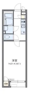 クレイノフォレスト早坂【1階】の間取り