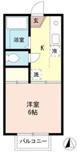 芝グリーンハイツA【2階】の間取り