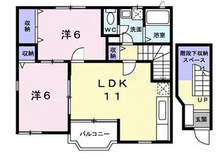 ブロード ヒル【2階】の間取り