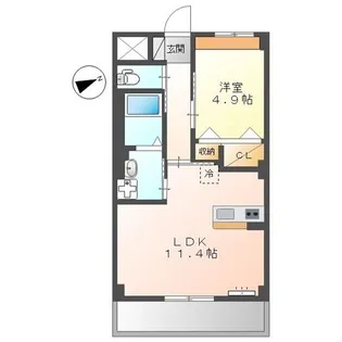 Casa Konforto (カーサ・コンフォルト)【2階】の間取り