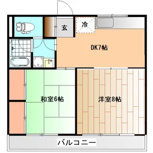 花小金井ガーデンヒルズ【3階】の間取り