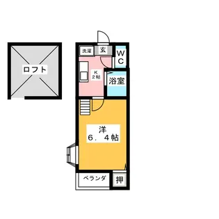 iコーポ【1階】の間取り