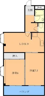 ヴィラローザ【3階】の間取り