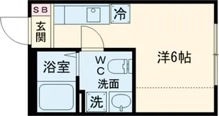 COLLINA向洋中町【2階】の間取り