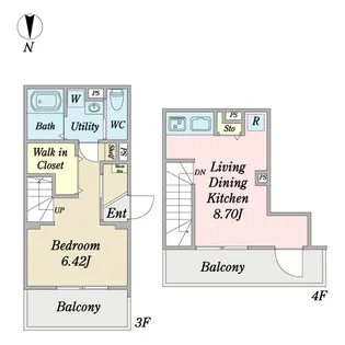 クリオ ラモード目黒本町【3階】の間取り