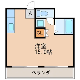 チサンマンション丸の内第3【3階】の間取り