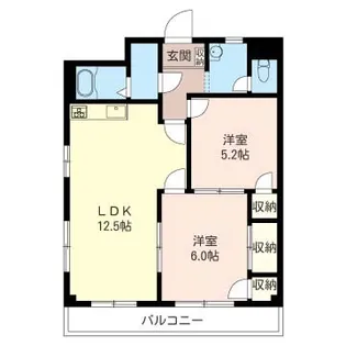 エステート高橋【1階】の間取り