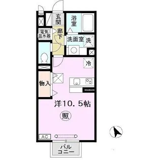 HITOMI DORMITORY【1階】の間取り