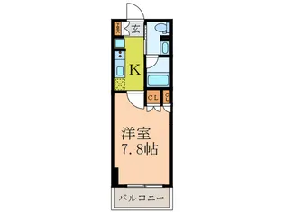 コンフォリア江坂【5階】の間取り
