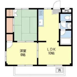 コーポ鈴峰【2階】の間取り