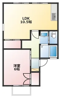 セジュール12オークス【2階】の間取り