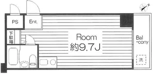 ニックハイム本牧【3階】の間取り