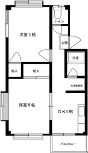 コーポラス新村【3階】の間取り