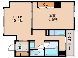 プロシ-ド桜之宮【2階】の間取り
