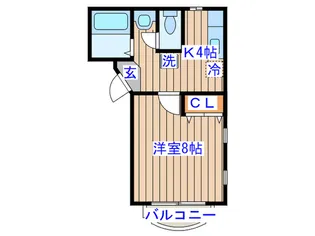 グランディ桜ヶ丘【1階】の間取り