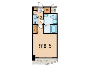 セレニテ甲子園【6階】の間取り
