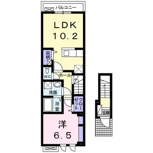CASA DOMANI I【2階】の間取り