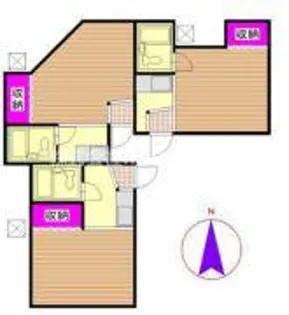 キャドBOX【2階】の間取り