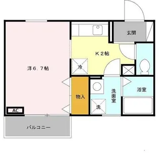 ルーチェ本町【2階】の間取り