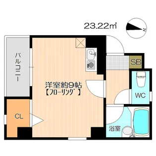 COSY CASA BEFU-EKIMAE【3階】の間取り