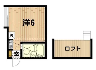 ニットコーポ山手【2階】の間取り
