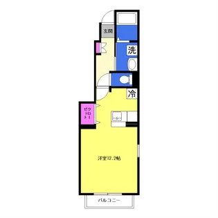サニー エム・エ【1階】の間取り