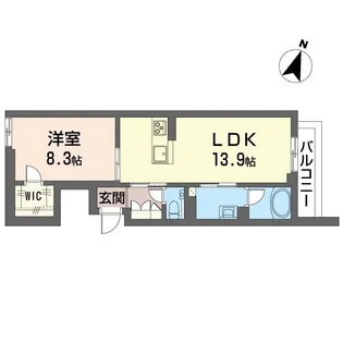 ロワール【1階】の間取り
