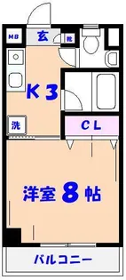 ケーエスビル【3階】の間取り