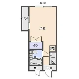 サンパレス南林間【4階】の間取り