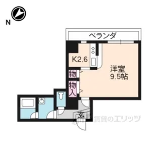 メゾンシャルマン・エレガンテ【2階】の間取り