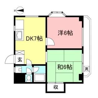 サンテリア三田【2階】の間取り