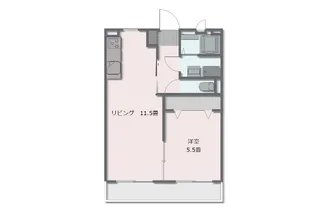 アルコテラーサS【3階】の間取り