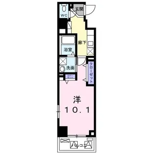 ケーズ昭和町【4階】の間取り