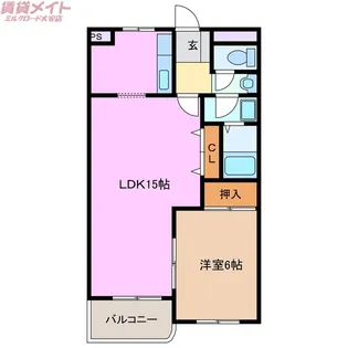 ドルフこもの【3階】の間取り