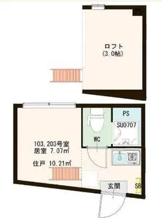 アヴァンド千川【2階】の間取り