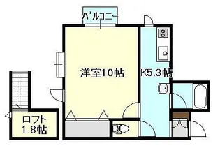 コーポミ&ミ【2階】の間取り