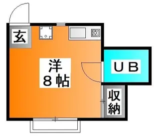 アーバン関沢【3階】の間取り