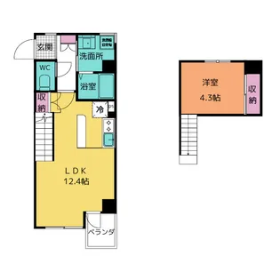 サン・フォレスト【8階】の間取り