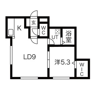 ジュピター月寒東I【2階】の間取り