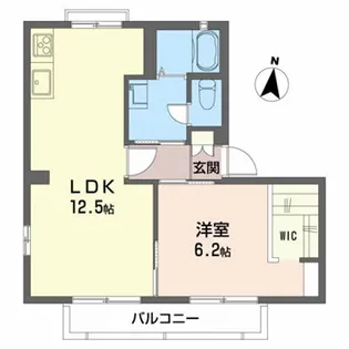 ラルジュS B【1階】の間取り